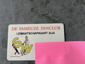 Lidmaatschap Pas Fanclub 2006