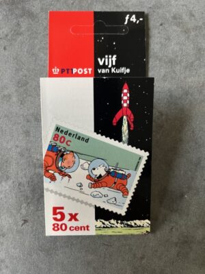 5 kuifje postzegels